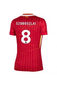 Fotbalové Dres Liverpool Dominik Szoboszlai #8 Dámské Domácí Oblečení 2024-25 Krátký Rukáv